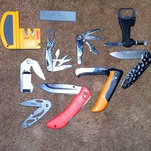 Knives and Sharpening Set